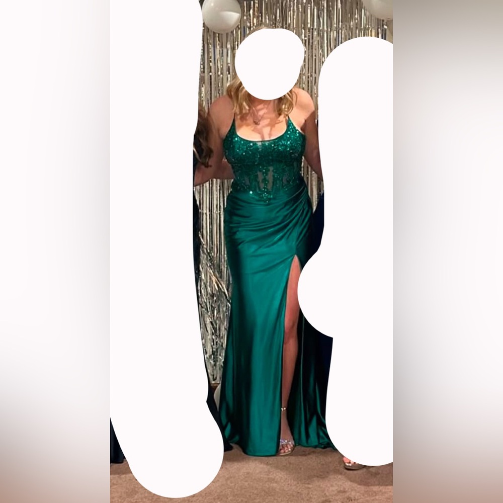 Long Green dress